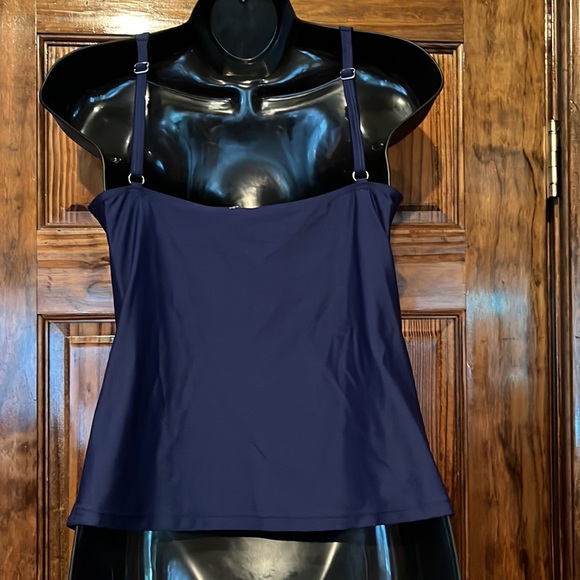 NWOT Sexy Ruched Tankini Top - Picture 3 of 7